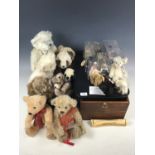 A large quantity of Teddy bears including Deans Limited Edition bears and Barton's Crook collectors'