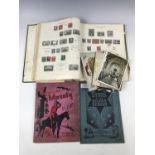 A New Ideal stamp album together with The Weston Mounty stamp album and a Stars of the