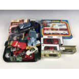 A quantity of Matchbox and Dinky cars, including a Fiat 500