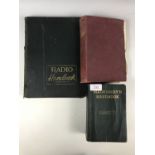 The Radio Handbook together with The Practical Man's Book of Make and Do and a Machinery's Handbook