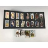 Sundry cigarette cards and an album