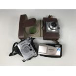 Sundry cameras including a 1950s Dacora and two others