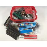 A quantity of N gauge and OO gauge model railway track and accessories etc