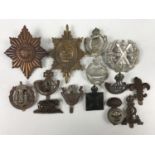 A small quantity of British Army cap and other badges including a pre-1952 Royal Army Chaplains'