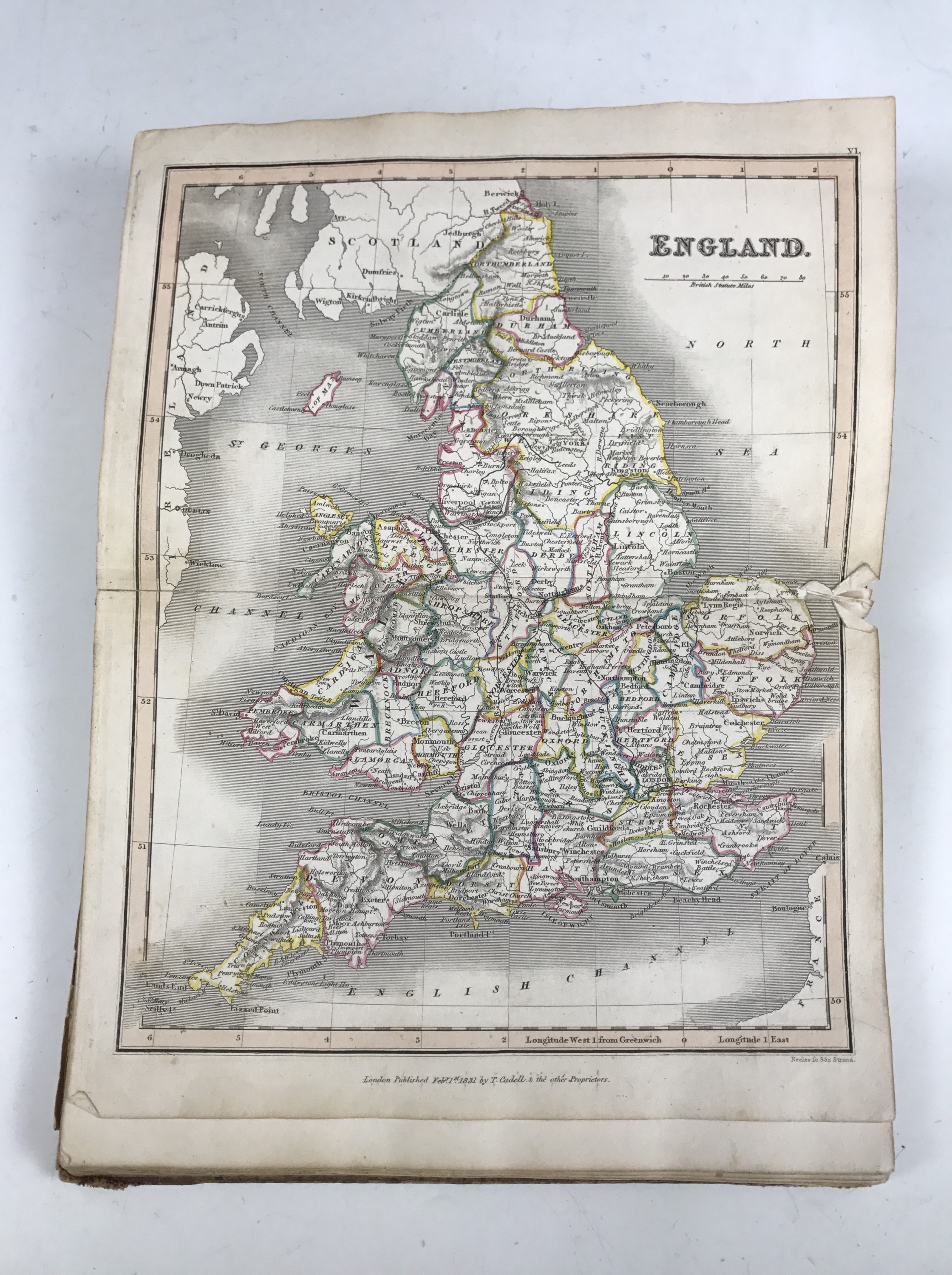 Guthrie, William, Guthrie's Atlas of Modern Geography; Containing Thirty-One Maps with a Complete - Image 4 of 4