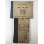 A Second World War RAF Flying and Sight Log Book pair, those of Air Bomber, 1542920 Mervyn F