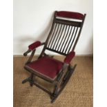A Victorian folding steamer / campaign chair