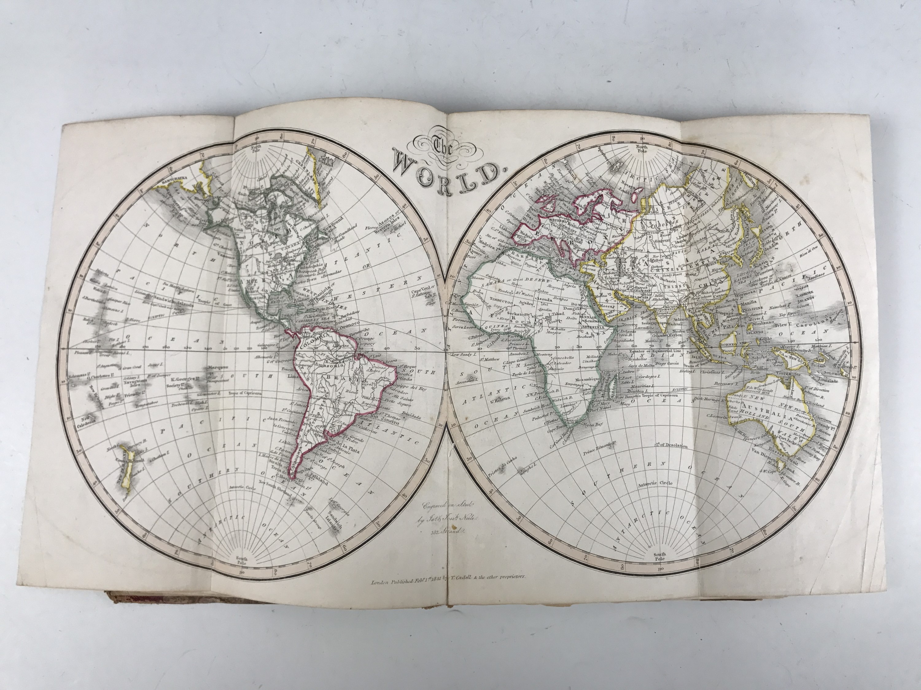 Guthrie, William, Guthrie's Atlas of Modern Geography; Containing Thirty-One Maps with a Complete - Image 3 of 4