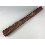 [Ethnic / Aborigine Art] An early 20th Century Australian Aboriginal totem, having carved and