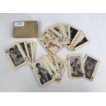 A set of 1950s-1960s "What the Butler Saw" risqué playing cards
