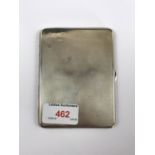 A 1930s silver cigarette case, 169 g