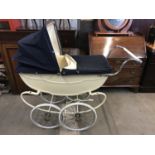 A vintage Marmet coach-built pram