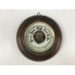 A small Victorian wheel barometer