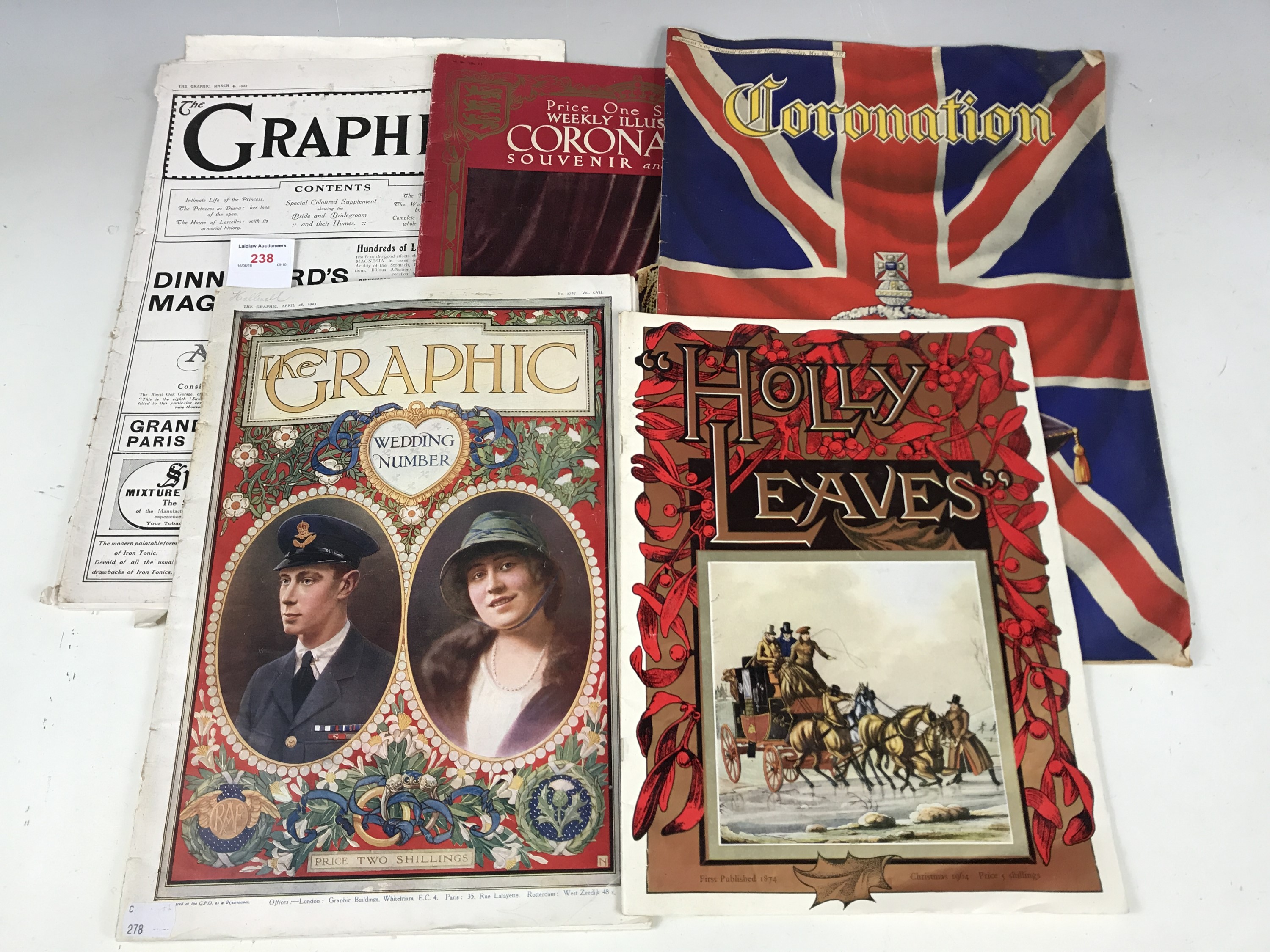 A number of early 20th Century Royal commemorative and other publications including a 1923 The