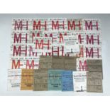 A quantity of vintage mining railway luggage / wagon labels from the Millom Ore & Iron Company etc.