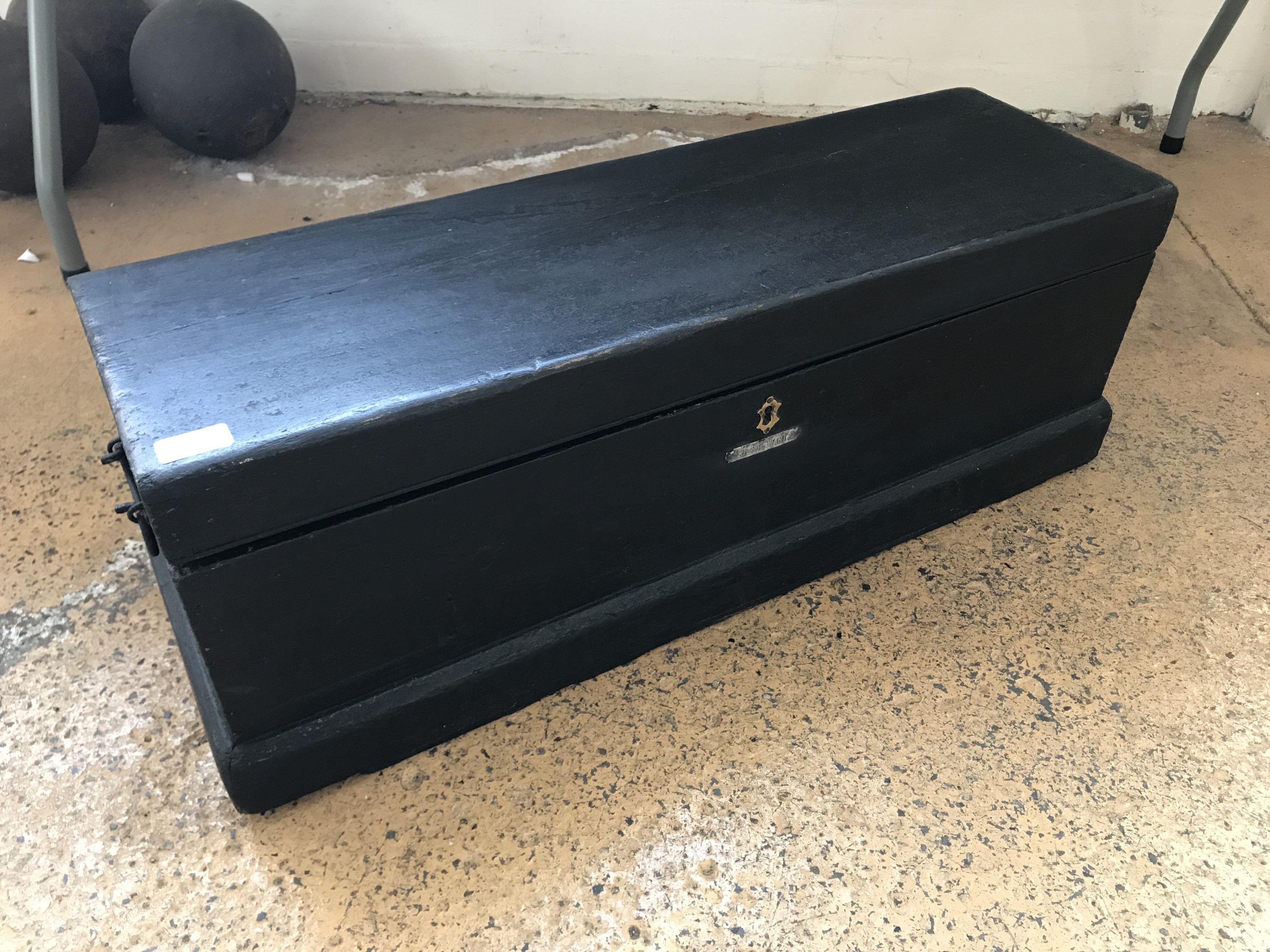 A late 19th / early 20th Century joiner's tool chest and tools - Bild 4 aus 4