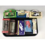 Eight boxed Corgi models including Golden Oldies Morris Nestles 1000 van etc.