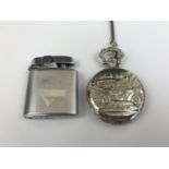 A Legend 17-jewel pocket watch in hunter case commemorating the 1903 Mercedes, late 20th Century,