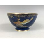 A Wedgwood Daisy Makeig Jones "fish and bubble" small circular-section bowl, 10 cm x 5 cm