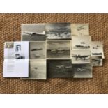 [Aviation] A group of aircraft photographs and photographic prints, circa 1930s-1940s, including a