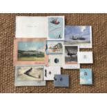 [Aviation] A group of aircraft themed greetings cards, largely 1930s-1940s, with aircraft