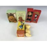 Cussons vintage boxed novelty soaps, comprising Mickey Mouse and "Mr Wu" The Pekinese, together with
