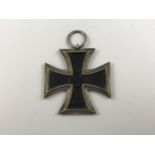 A German Third Reich Iron Cross second class, the suspender bearing the struck mark 55 of Hammer &