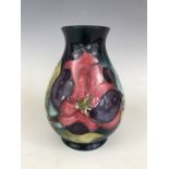 A small Moorcroft baluster vase, circa 1992, 13.5 cm