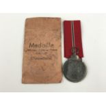 A German Third Reich Eastern Front medal, in issue packet