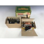 A Mamod live-steam model Traction Engine and Trailer Set, together with original box