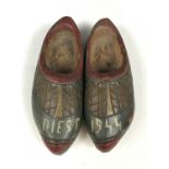 A pair of Diest 1944 souvenir Dutch clogs