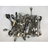 A quantity of vintage electroplate cutlery