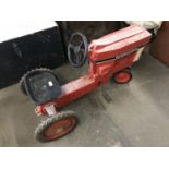 A 1960s International pedal tractor