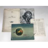(Aviation) Sundry items of aircraft ephemera including a 1950s route map no. 1, a 1946 issue of