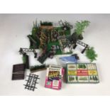 Sundry Britains miniature garden models