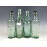 Three various Lake District Cod's patent and other bottles together with a Tain Highland Aerated