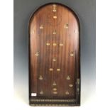 A vintage bagatelle board