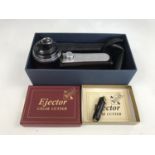 A novelty Bull's Eye ejector cigar cutter, modelled in the form of a bullet, boxed, together with