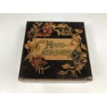 A Victorian decorative handkerchief box