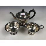 A George V electroplate tea set