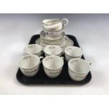 A quantity of Moddocks Royal Vitreous tea ware