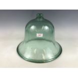 A large glass food cloche, 40 cm