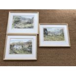 After Judy Boyes (Contemporary) Three signed limited edition offset-lithographs of the Lake