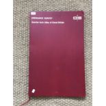 A large bound Ordnance Survey quarter inch atlas of Great Britain