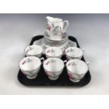 A quantity of Royal Albert Trent Rose tea ware