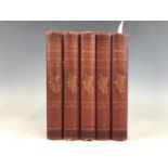 The Illustrated Works of Robert Burns, Blackie & Son, circa 1880, 5 volumes