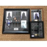 A Matrix Trilogy 35mm film cell presentation, framed and mounted under glass, 39 x 42 cm together