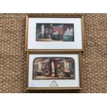 George Baxter (1804-1867) Two Baxter-process oil prints depicting The Great Exhibition, including