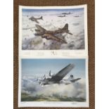 A signed Geoffrey Nutkins print entitled B-17 G Mon Tete Rouge II 452nd. BG 8th AF Deepham Green