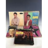 A large quantity of Elvis Presley albums